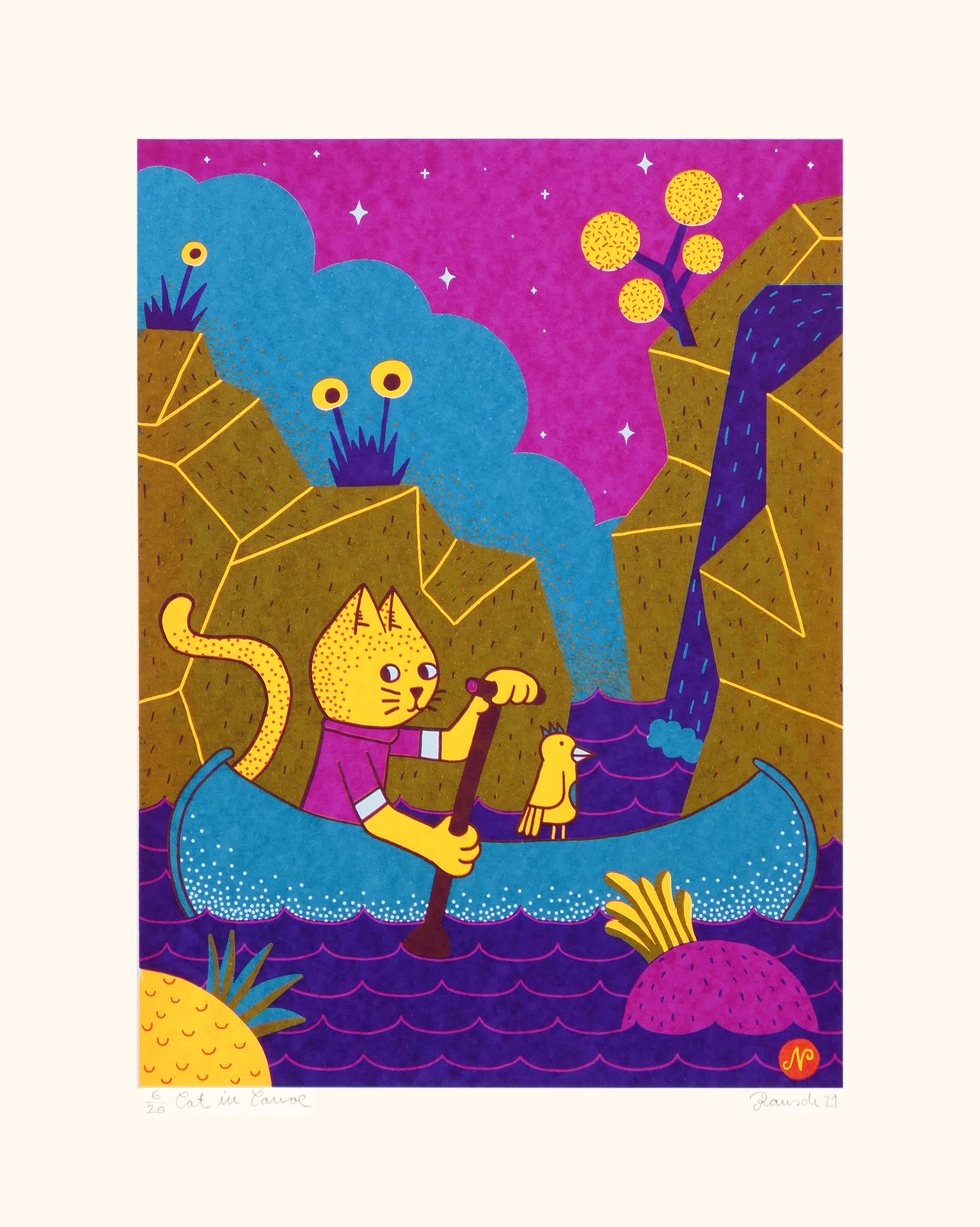 Nana Rausch – Cat in Canoe