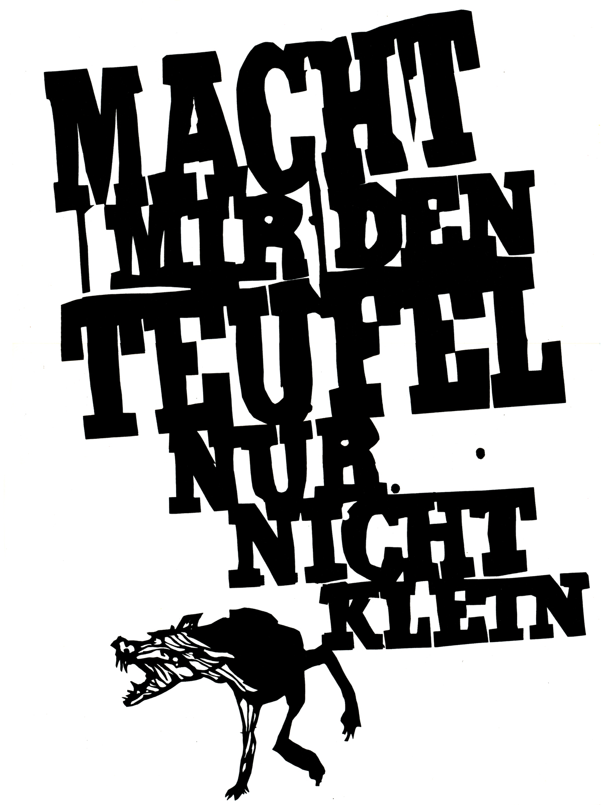 Macht mir den Teufel nur nicht klein – Poste Aérienne