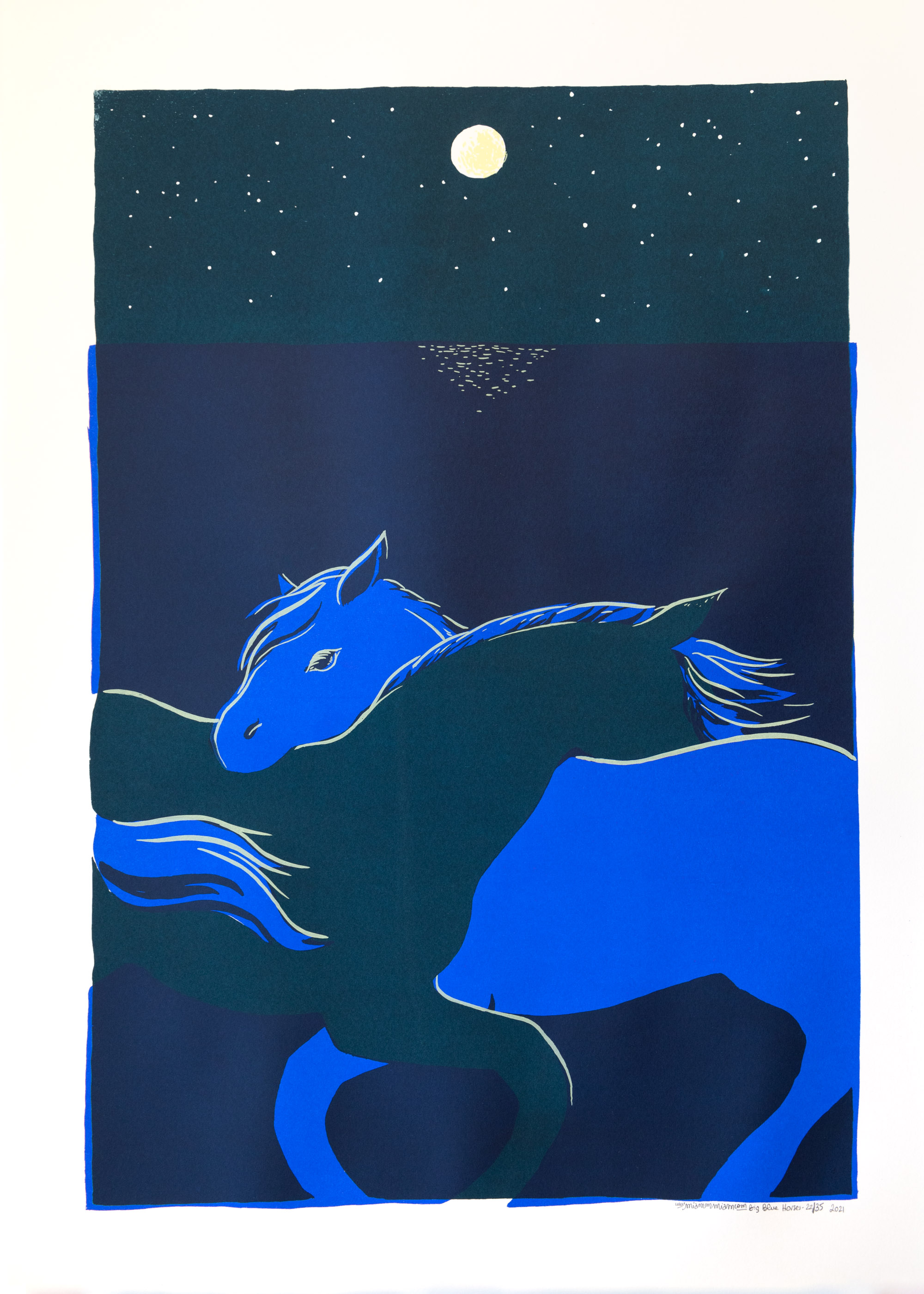 Big Blue Horses – Miammmiam