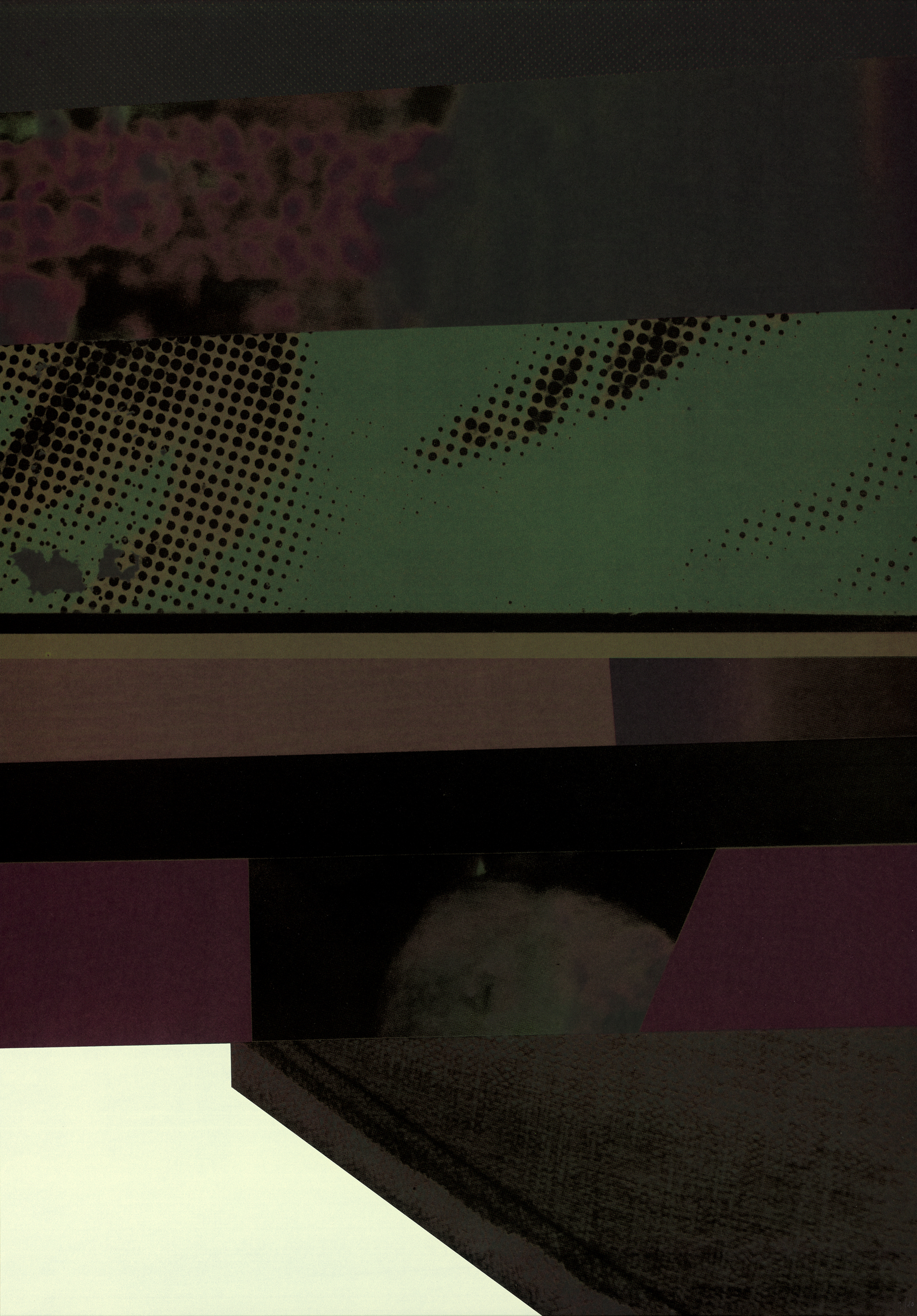 kein was, kein wann, kein wo [Siebdruck]