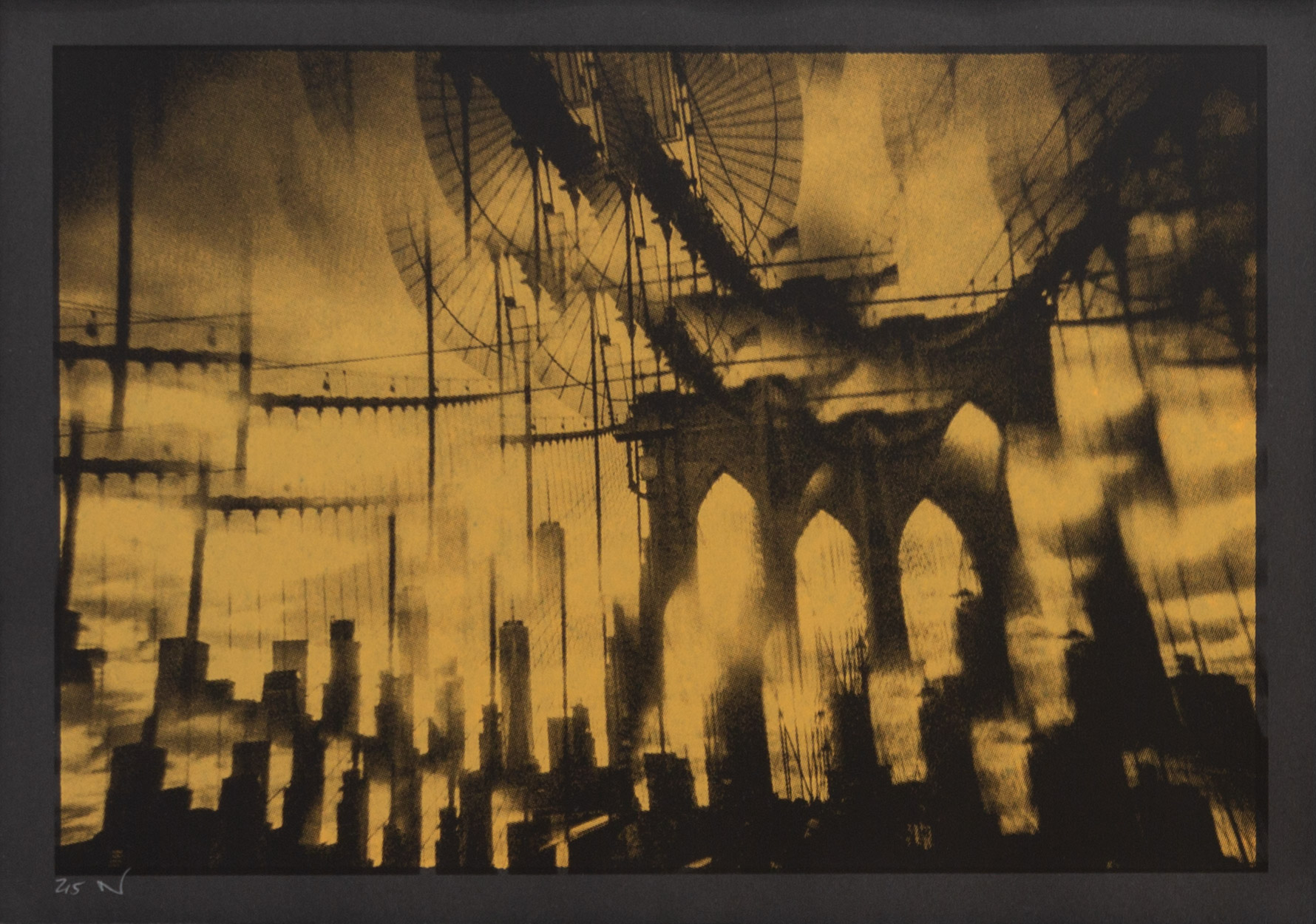 Christian Reister - Brooklyn Bridge (orange)